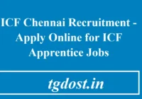 ICF Chennai Recruitment