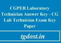 CGPEB Laboratory Technician Answer Key