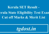 Kerala SET Result