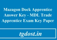 Mazagon Dock Apprentice Answer Key