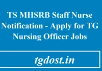 TS MHSRB Staff Nurse Notification